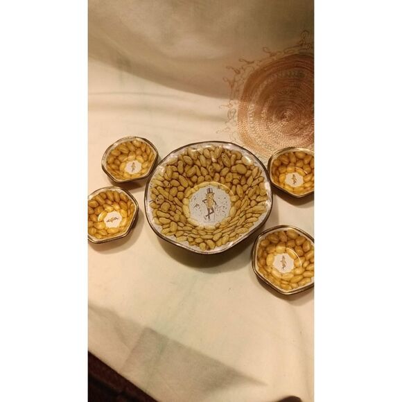 Vintage Mr Peanut servings bowls - Picture 1 of 5